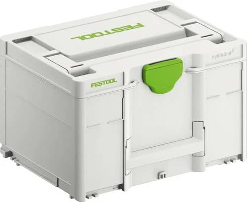 ### PRODUCT NAME:  
FESTOOL SYS3 M 237 Modular Transport & Storage Systainer  
### SHORT DESCRIPTION:  
The FESTOOL SYS3 M 237 Modular Transport & Storage Systainer is a highperformance, industrialgrade storage solution designed for secure transportation and organization of tools, accessories, and work materials