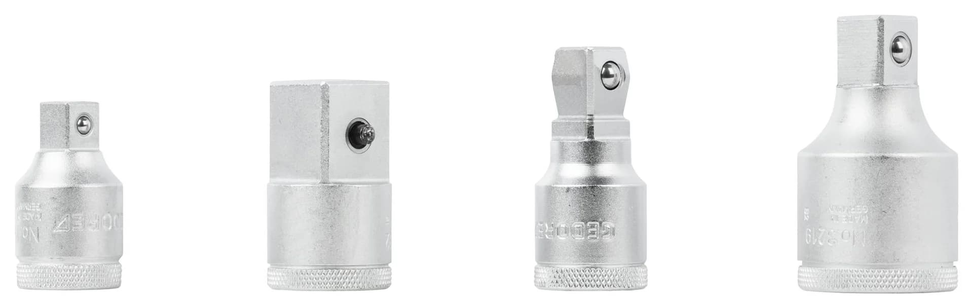 GEDORE 4-Piece Magnetic Screwdriver Bit Adaptor Set 1932-04 3100189