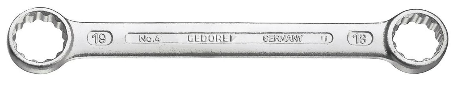 GEDORE 6055810 4-Sided Double Flat Box-End Wrench 27x32 mm