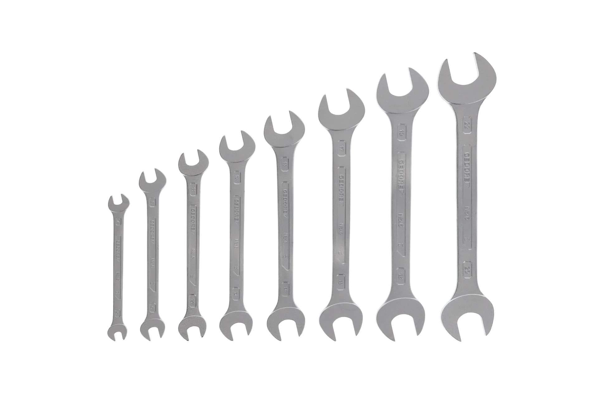 GEDORE 6-8 6077380 DOUBLE OPEN-END WRENCH SET
