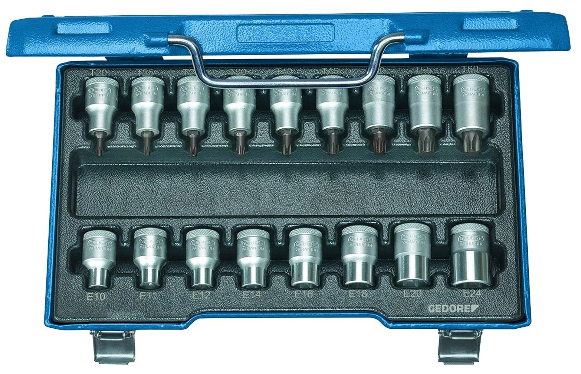 Set di punte TORX GEDORE 1/2'' ITX 19 TX-017 6129520