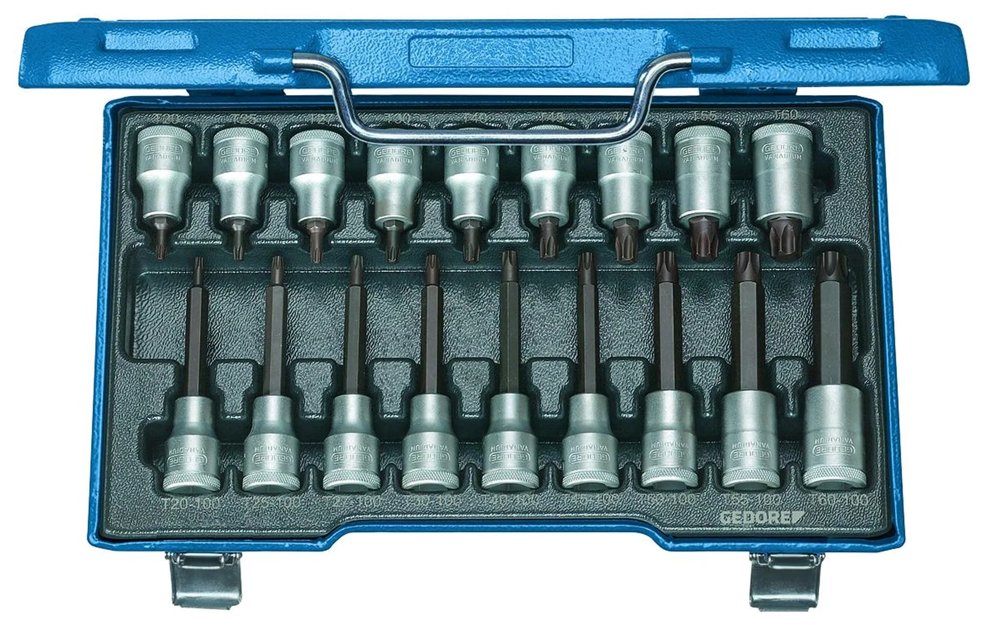 GEDORE TORX Tip Socket Set ITX 19 LKP 6138510 18Pc
