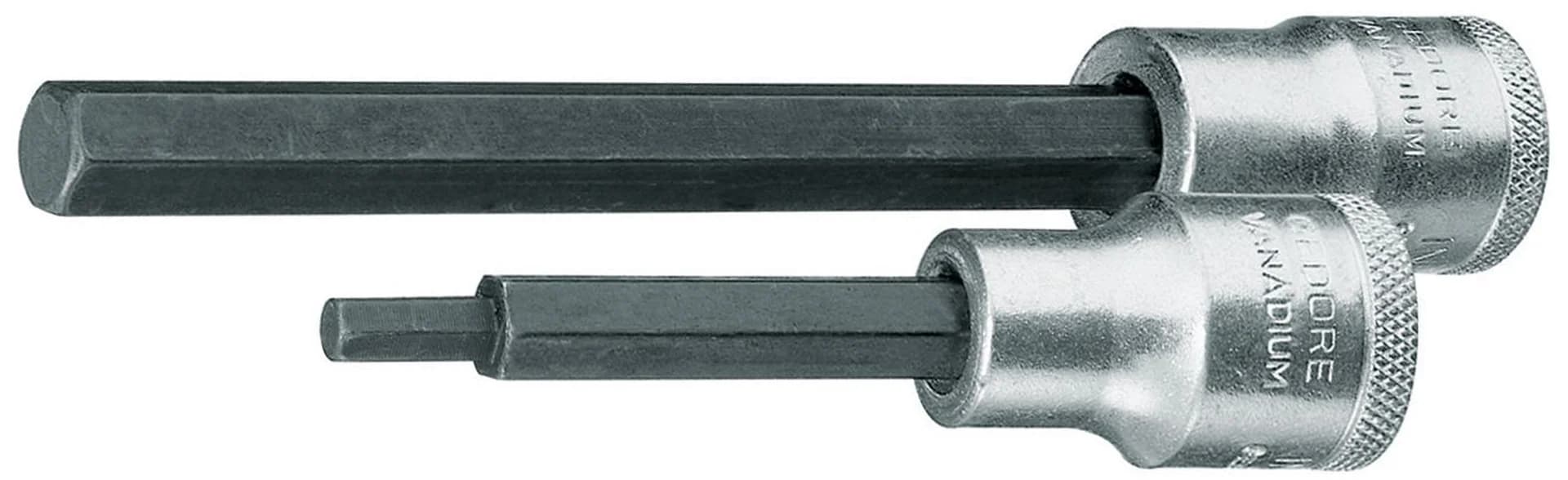 GEDORE 1/2\" Long Hex Bit Socket 19mm 14-140 6158620