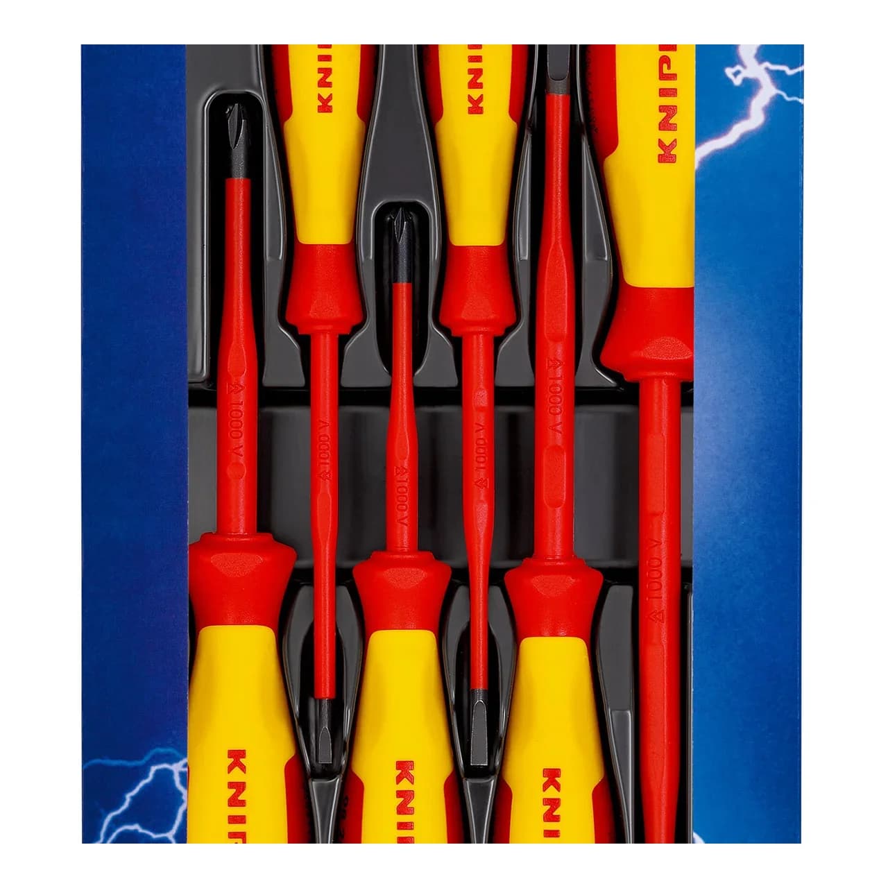 Set di Cacciaviti Isolati 1000V KNIPEX 002012V02