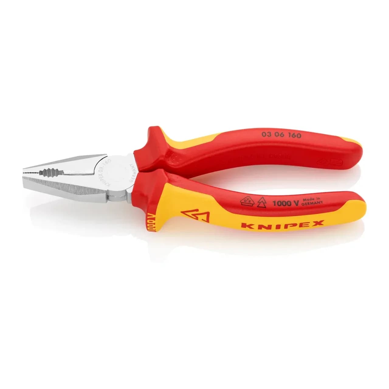 Pinza Isolata KNIPEX 1000V 0306160 per Applicazioni Elettriche Professionali