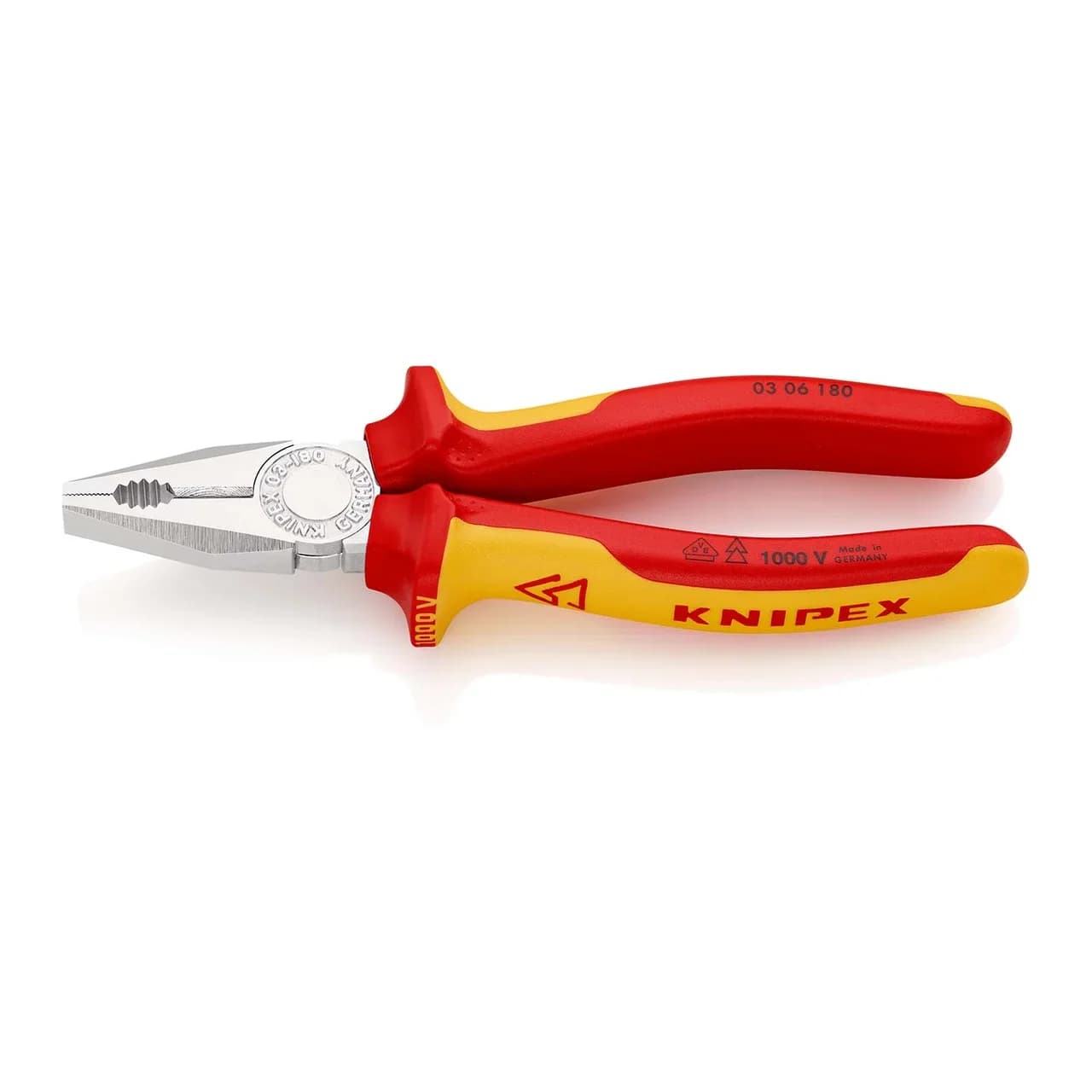 Pinza Isolata KNIPEX 1000V 0306180 per Applicazioni Elettriche Professionali