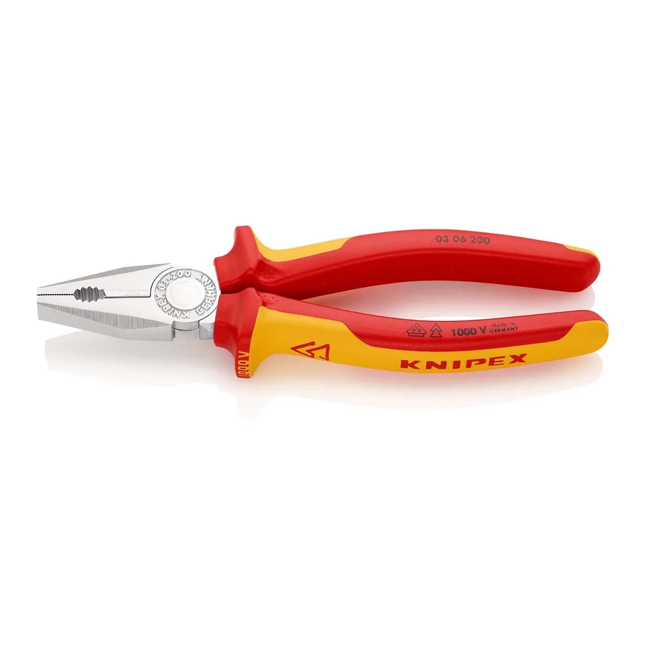 Pinza Isolata KNIPEX 1000V 0306200 per Applicazioni Elettriche Professionali