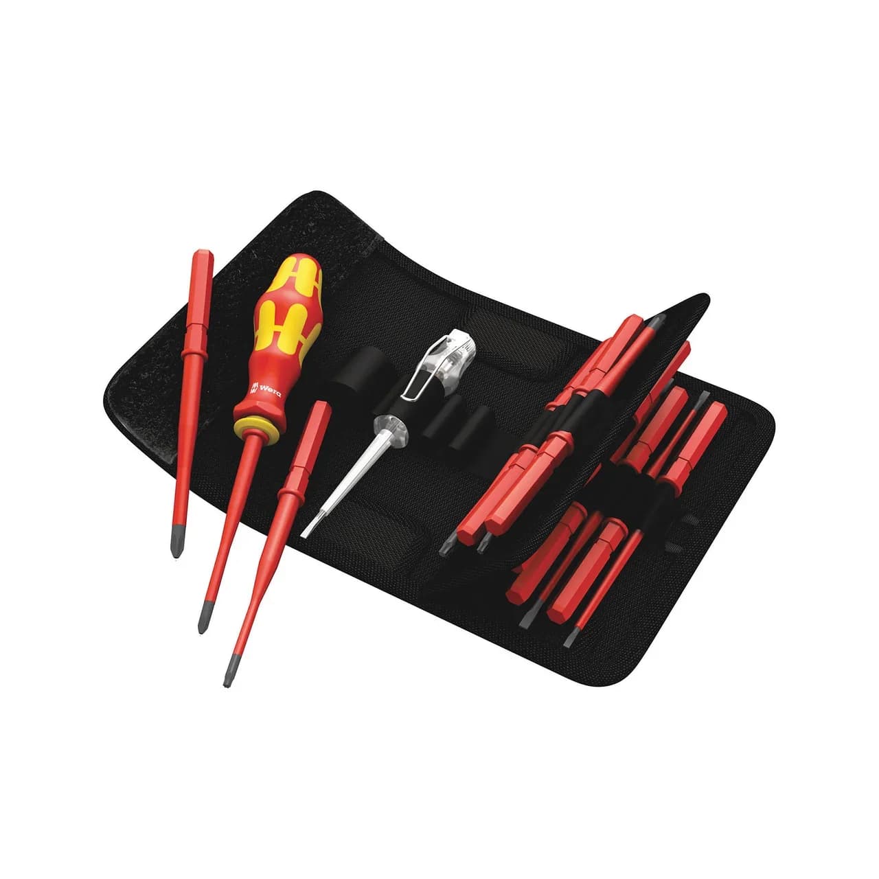 PRODUCT NAME:  
Set di Cacciaviti Isolati VDE WERA 60 iS/65 iS/67 iS/16  
SHORT DESCRIPTION:  
Il set di cacciaviti isolati VDE WERA 60 iS/65 iS/67 iS/16 è progettato per applicazioni professionali e industriali in ambienti elettrici fino a 1000 V