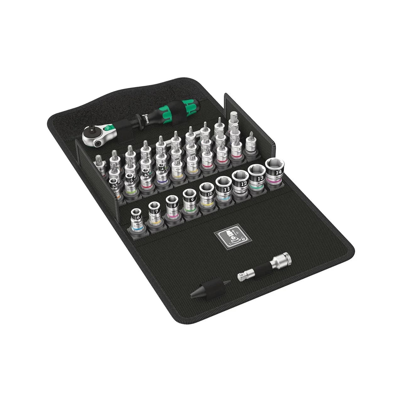 Set di Teste a Brugola 1/4" WERA con Custodia Metrica