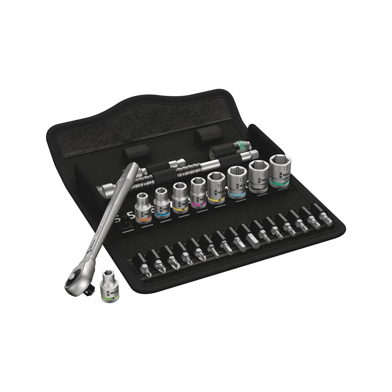 Set Chiavi a Brugola e a Bussola ZYKLOP 1/4" 28 Pezzi WERA 05004017001