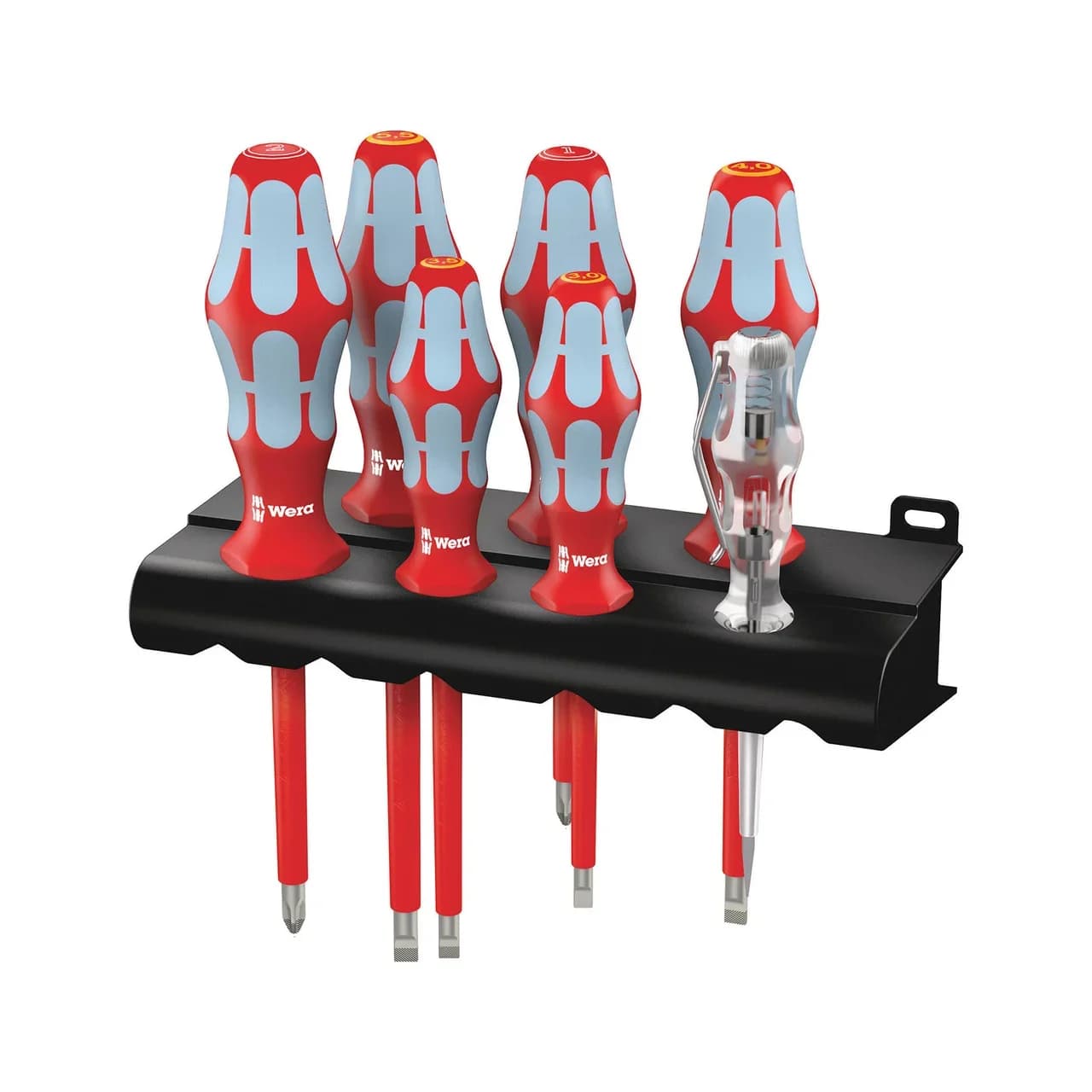 WERA 3160i/7 INOX Screwdriver Set   
The WERA 3160i/7 INOX Screwdriver Set is a premium 7piece toolset designed for professional and industrial applications, particularly in environments requiring corrosionresistant tools