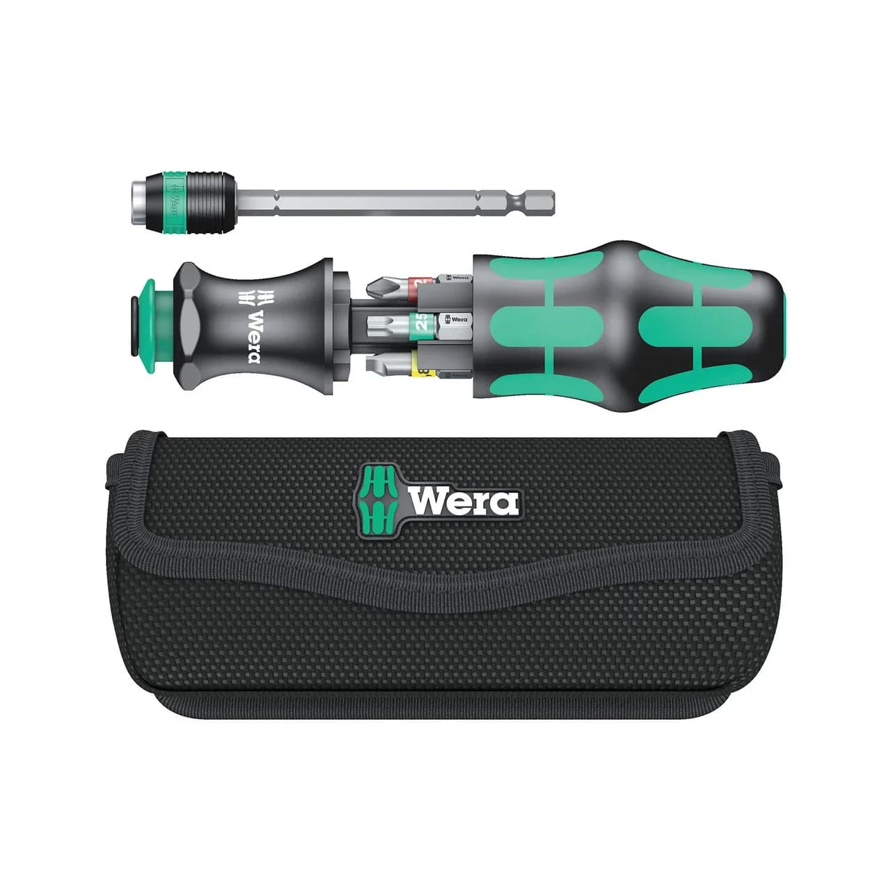 WERA 1/4" Folding Blade Screwdriver with Interchangeable Bits (05051016001)