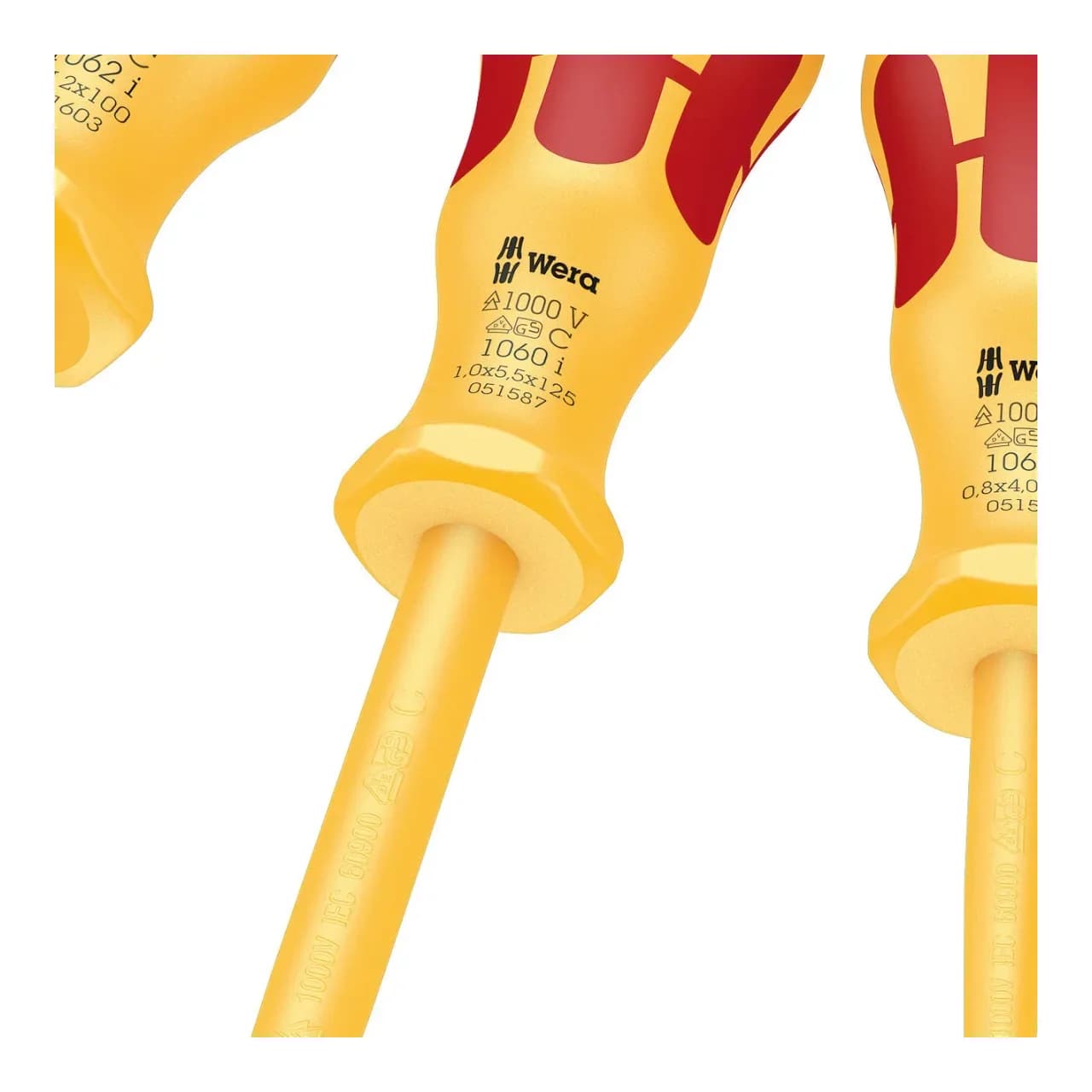 WERA 1060i/1062i VDE-Insulated Screwdriver Set (6-Piece)