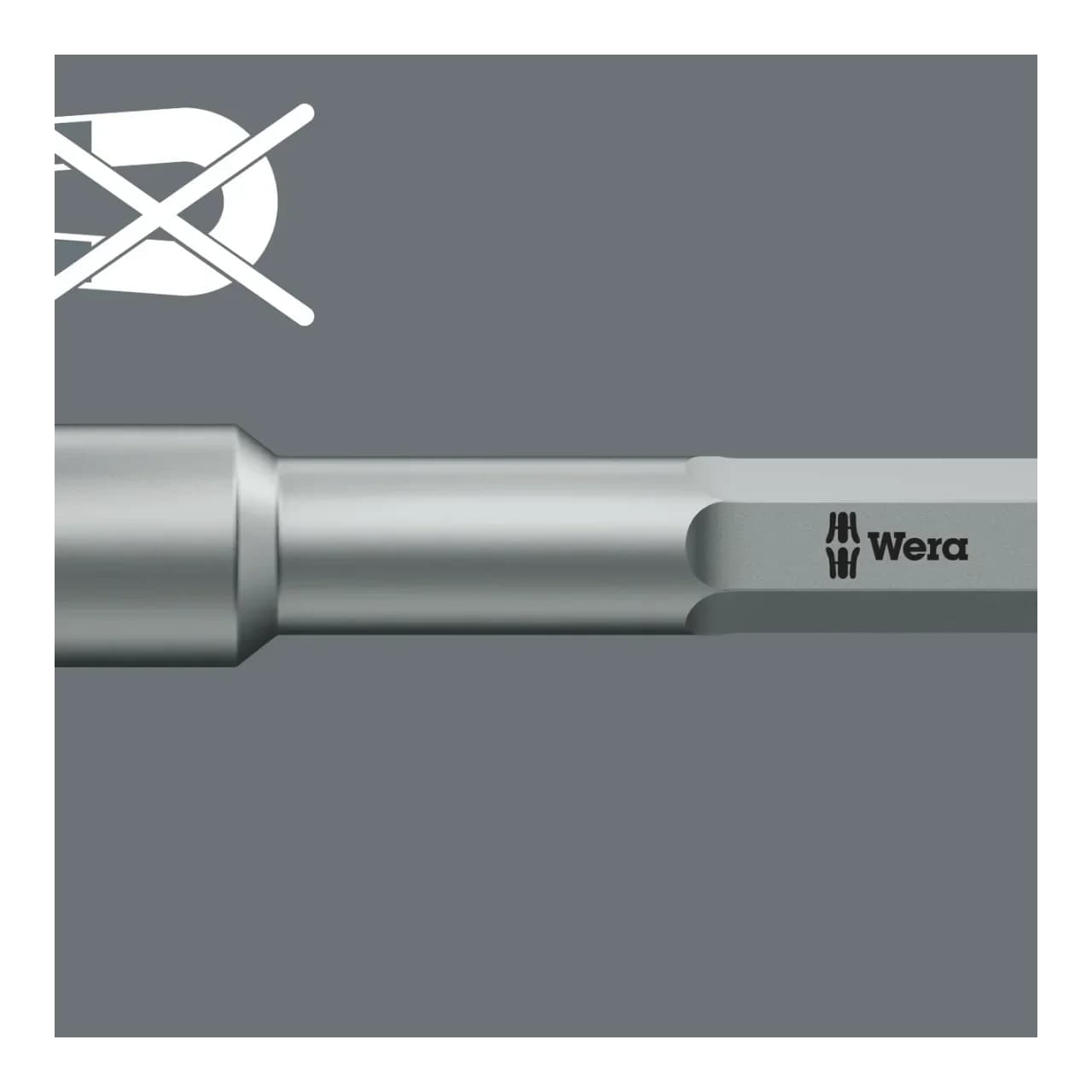 ΚΑΡΥΔΑΚΙ 5/16'' ΜΕ ΕΞΑΓΩΝΗ ΥΠΟΔΟΧΗ 1/4'' 05060410001 WERA