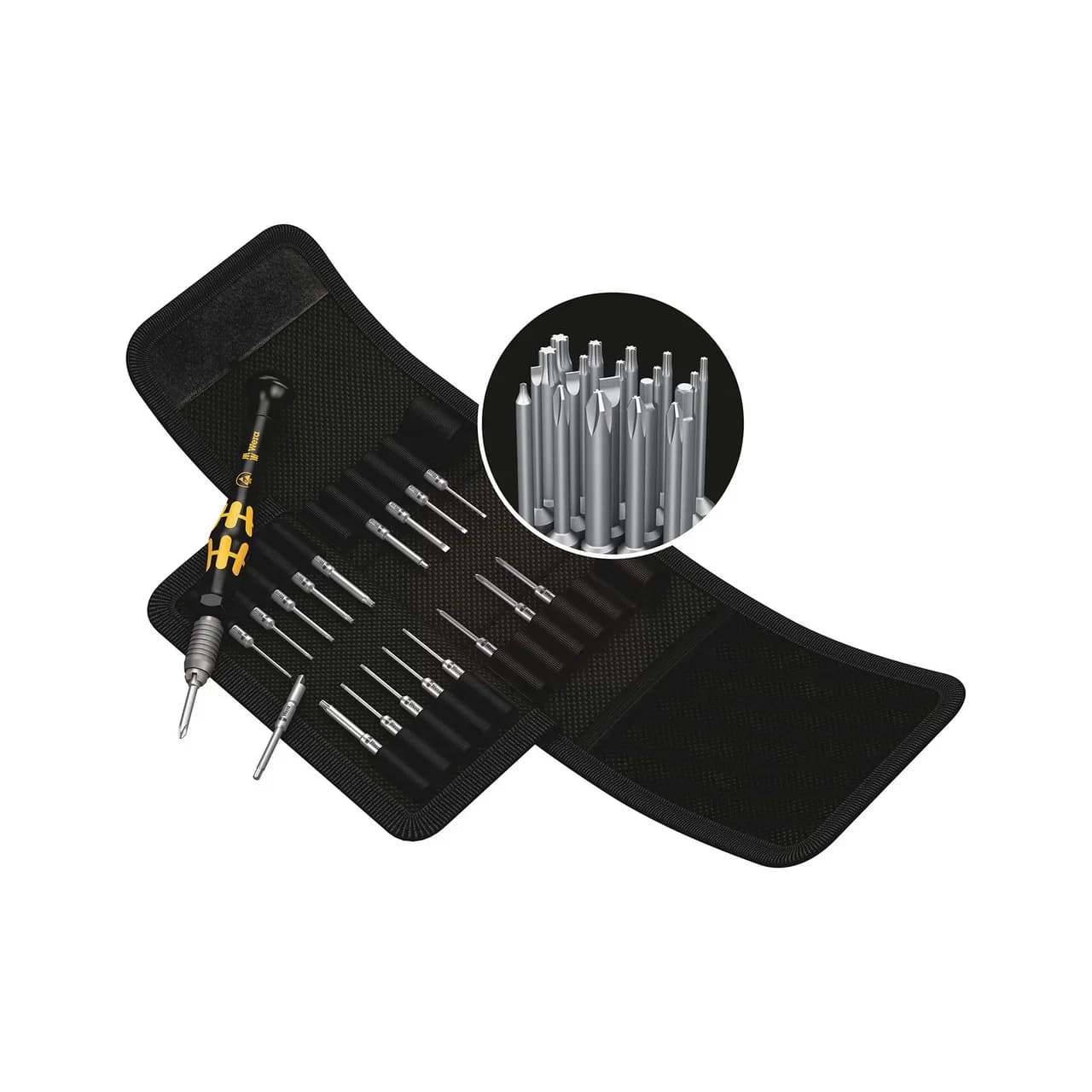 WERA Kraftform Kompakt Micro ESD-Safe Screwdriver Set (20-Piece)