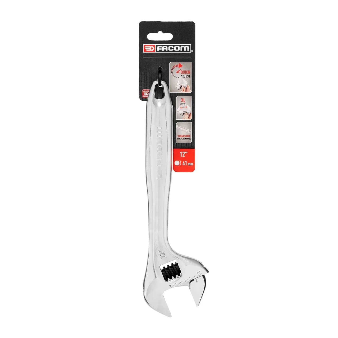 FACOM PB 101.12PB FRENCH CURVED ADJUSTABLE WRENCH