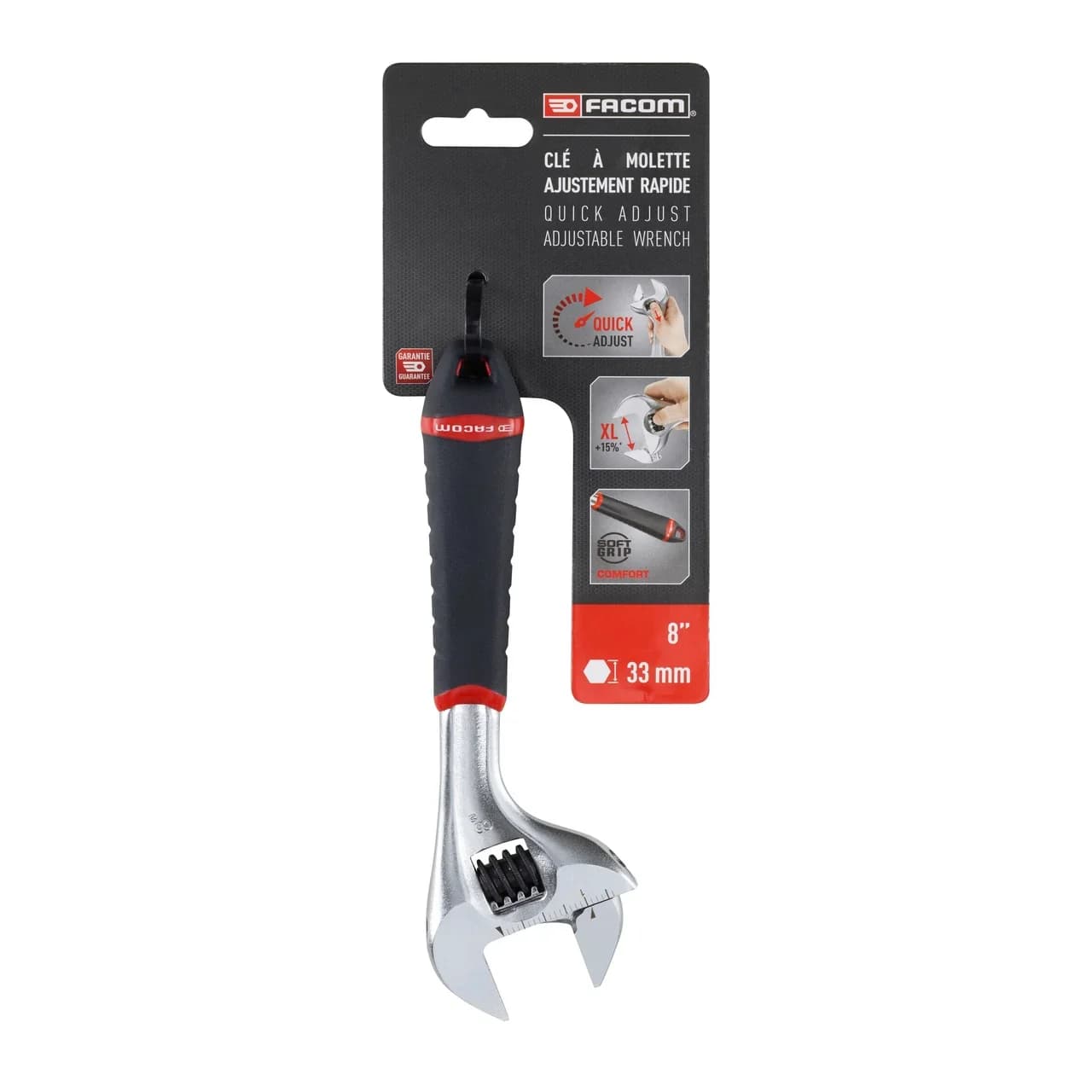 Chiave Francese Regolabile 8" 101.8GPB FACOM