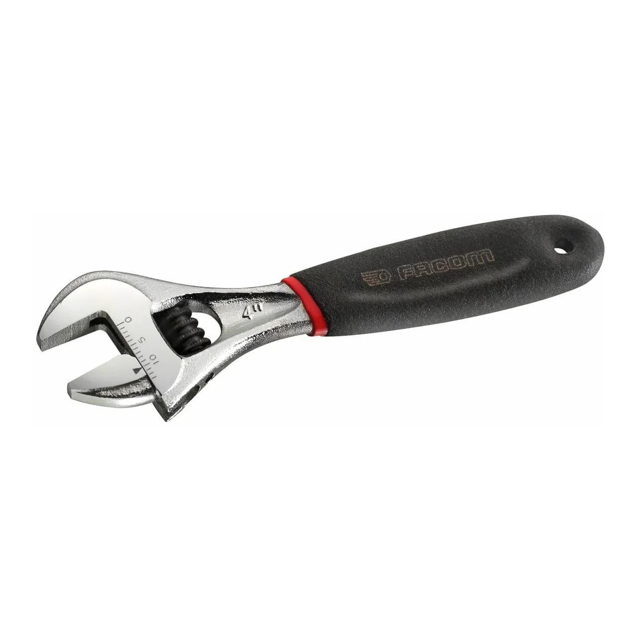 French chrome-plated adjustable wrench with coating FACOM 113A.4CG