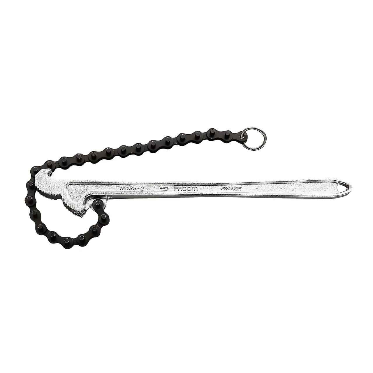 FACOM 136C.4 Adjustable Chain Wrench, 60-140mm Capacity