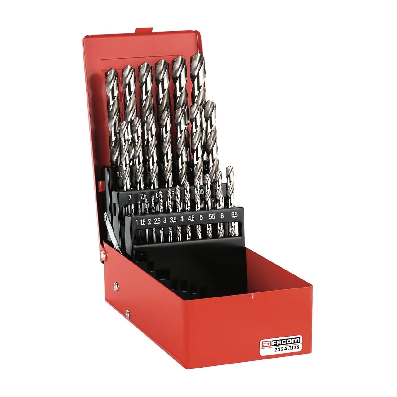 SET OF DRILL BIT 222A.TJ25 FACOM
