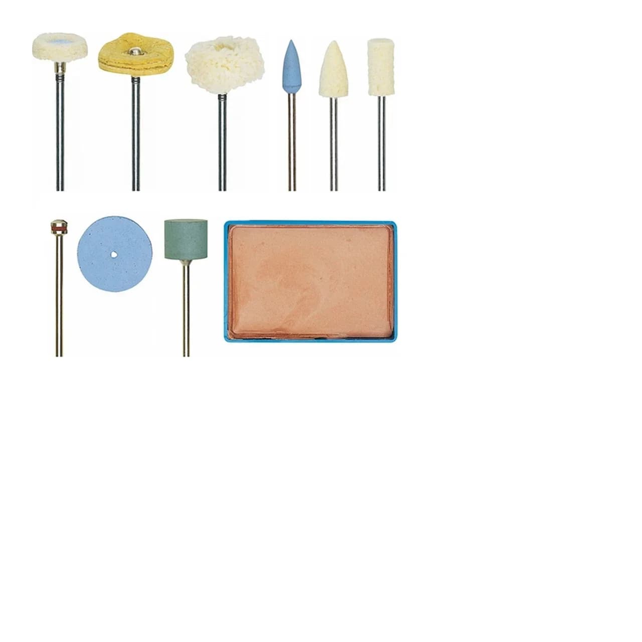 Set Professionale di 10 Pezzi per Lucidatura PROXXON 28285