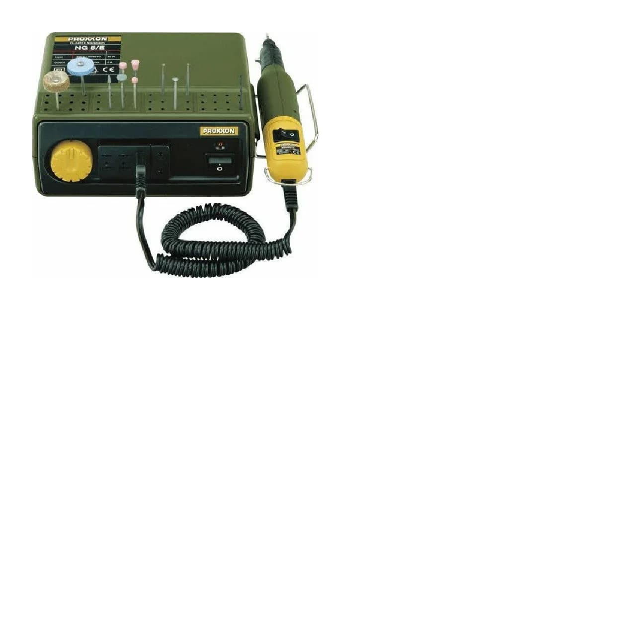 ### PRODUCT NAME:  
PROXXON NG 5/E 28704 Precision StepDown Transformer  
### SHORT DESCRIPTION:  
The PROXXON NG 5/E 28704 is a highperformance stepdown transformer designed for professional and industrial applications requiring precise voltage regulation