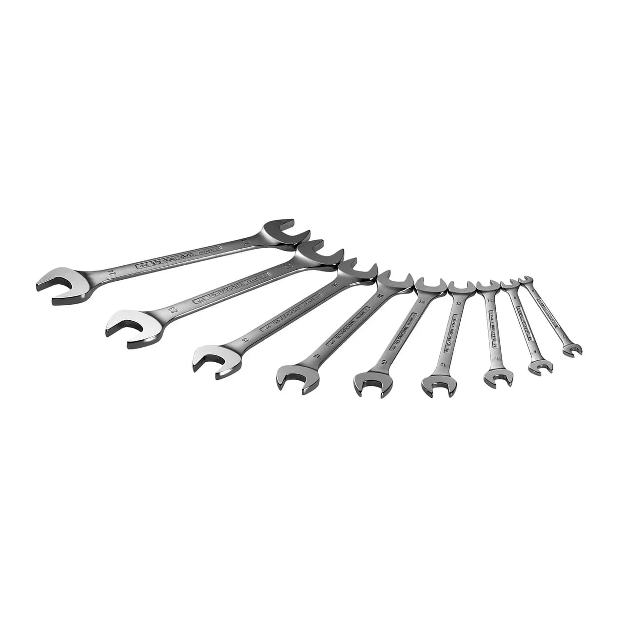 FACOM 44.JE8 German Pattern Double Open-End Wrench Set
