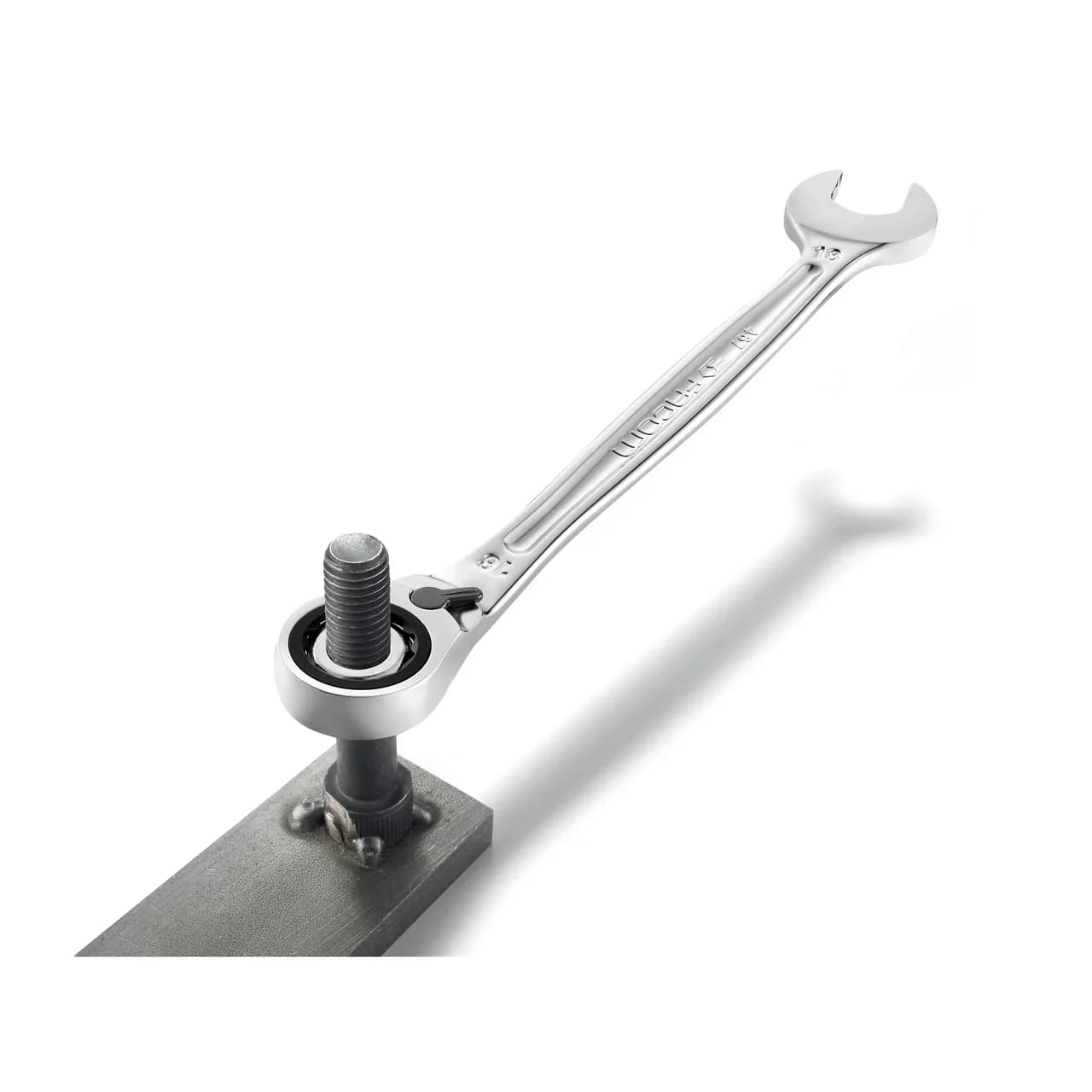 Chiave Combinata a Presa Serrata Facom 467B.14 con Profilo Tedesco Bi-Esagonale 14mm