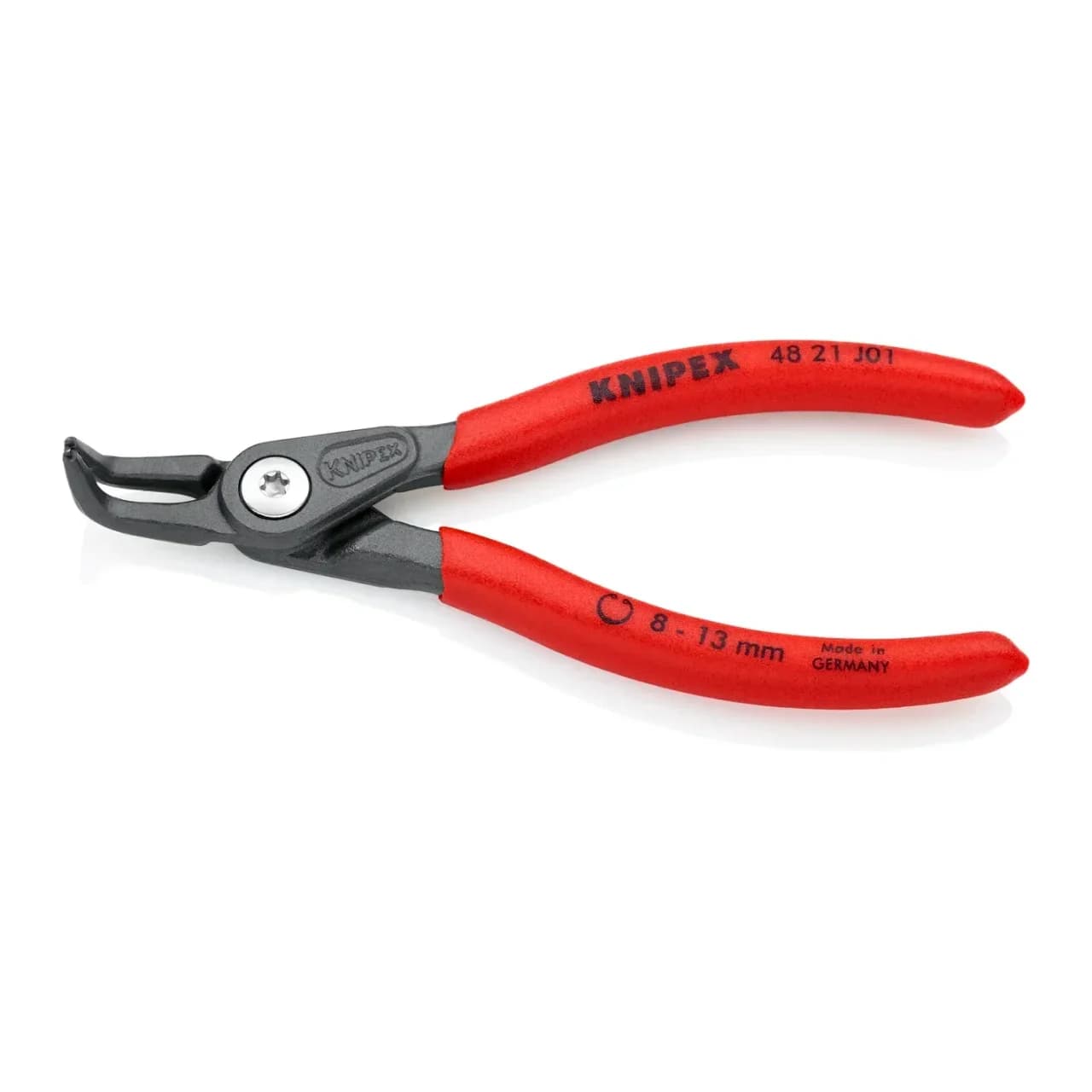 Pinza per sicurezza curva interna 130 mm 8-13 mm KNIPEX 4821J01
