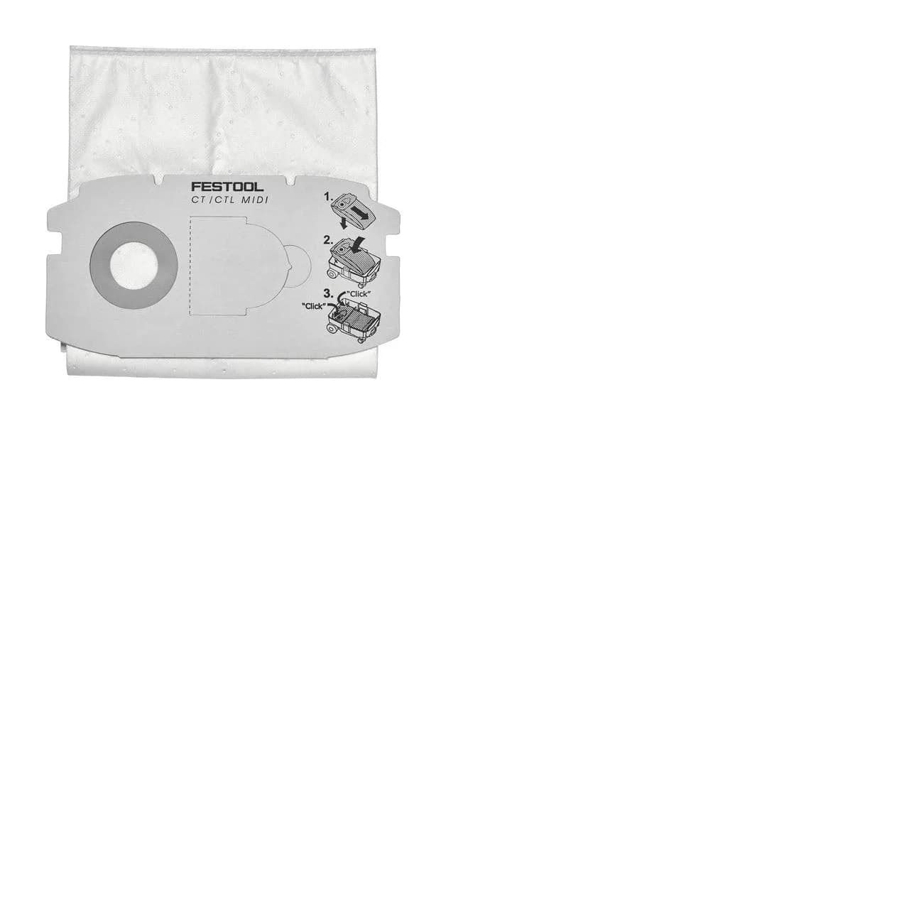 FESTOOL SC-FIS-CT MIDI Dust Extraction Bag Set (5-Pack)