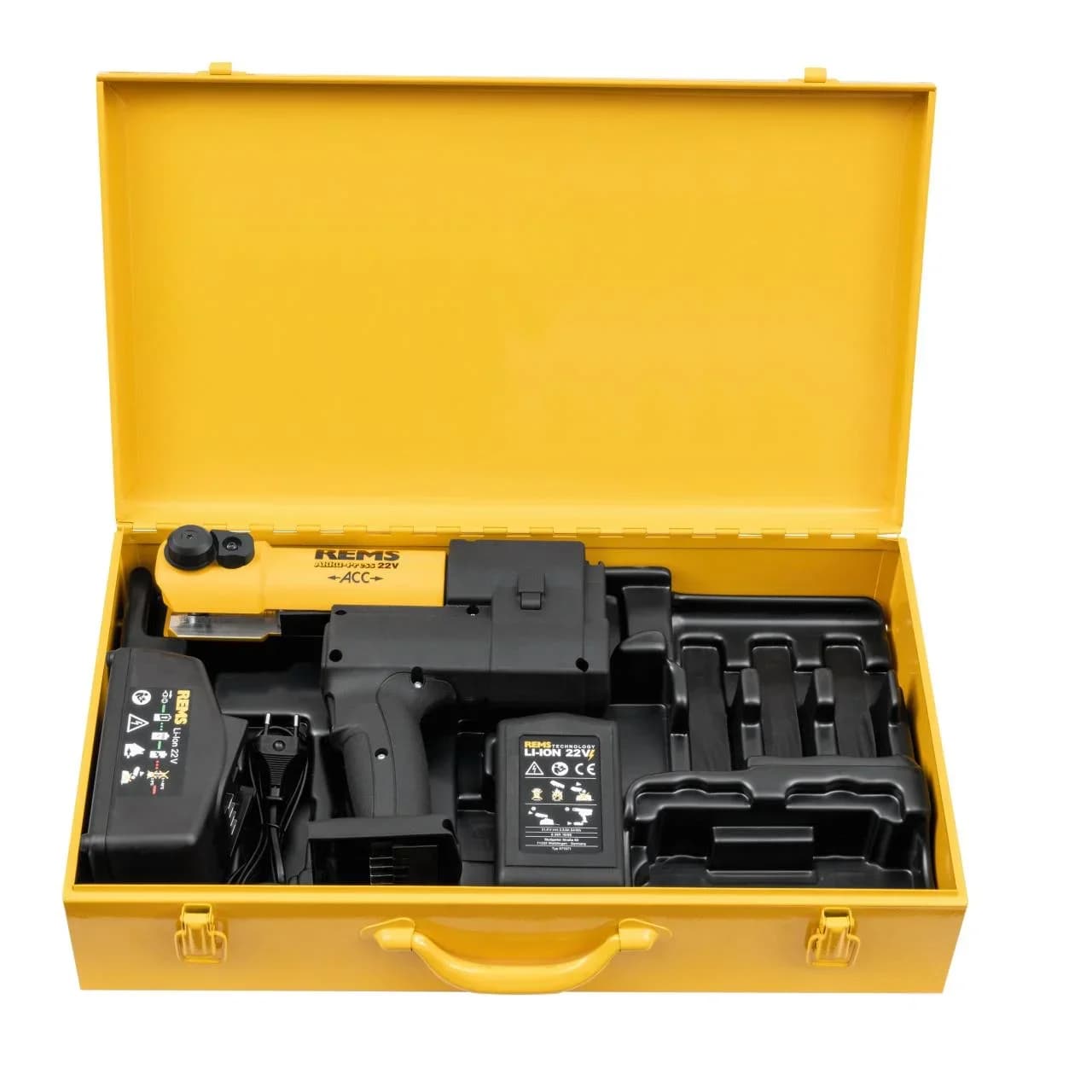 Presa a Batteria per Tubi REMS 576010 R220 per Tubi Φ10-Φ110
