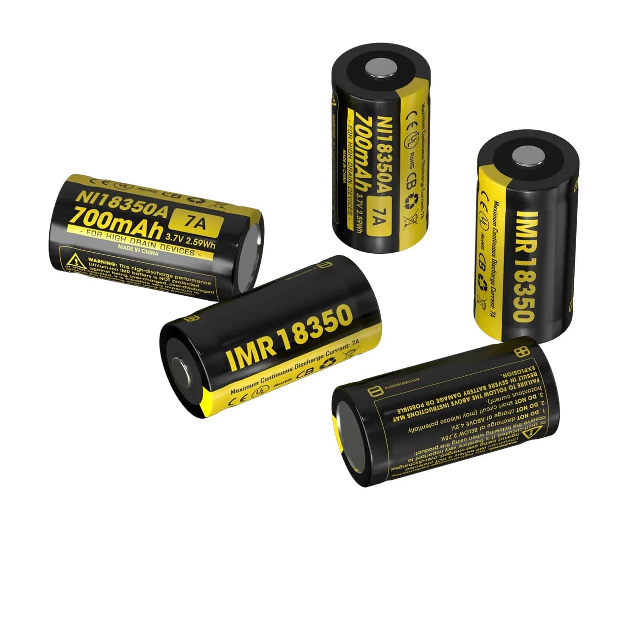 NITECORE IMR18350 Rechargeable Lithium Battery