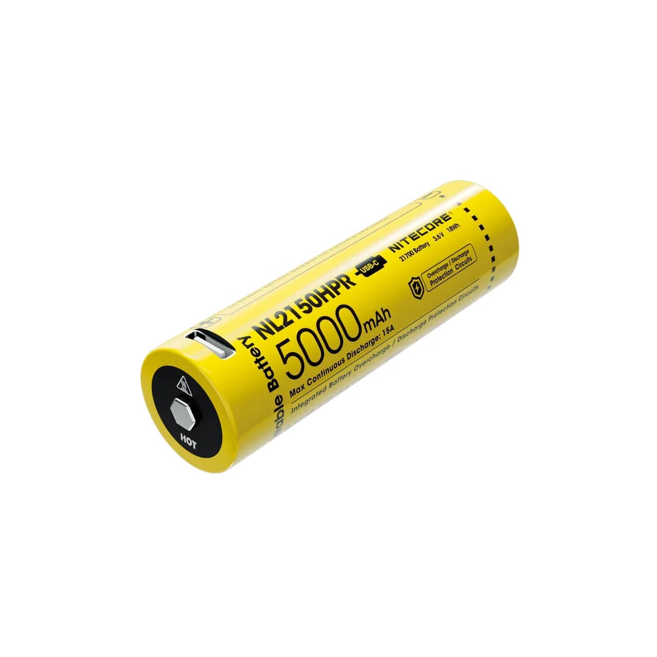 NITECORE NL2150HPR 21700/5000mAh Rechargeable Li-ion Battery