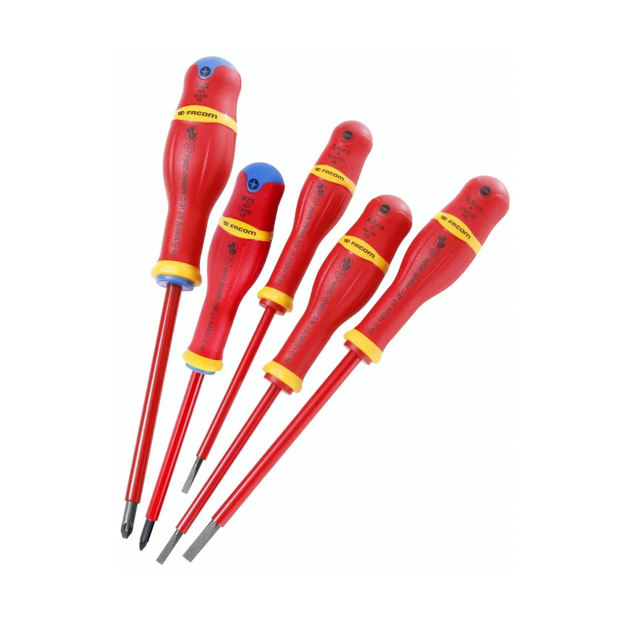 SCREWDRIVER SET AD.J8VE FACOM