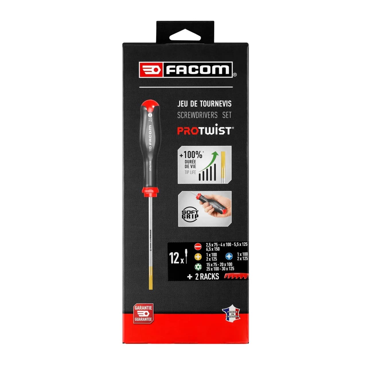 FACOM PB 12-PIECE SCREWDRIVER SET AT.J12R2PB