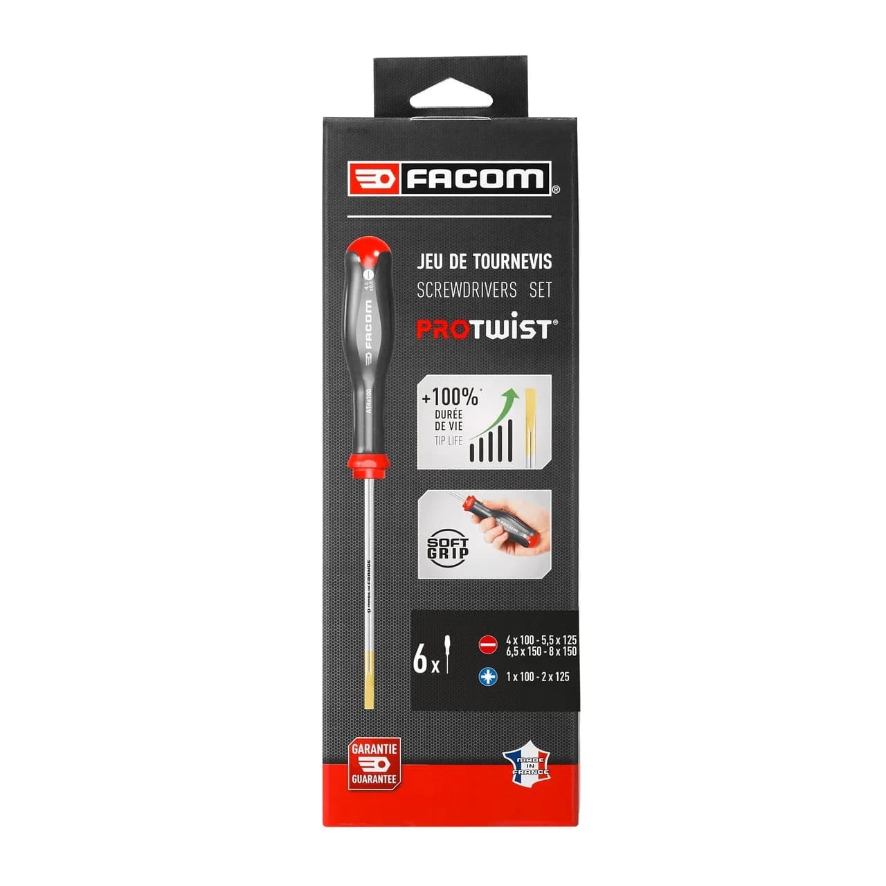 FACOM PB 6-Piece Screwdriver Set ATD.J6PB