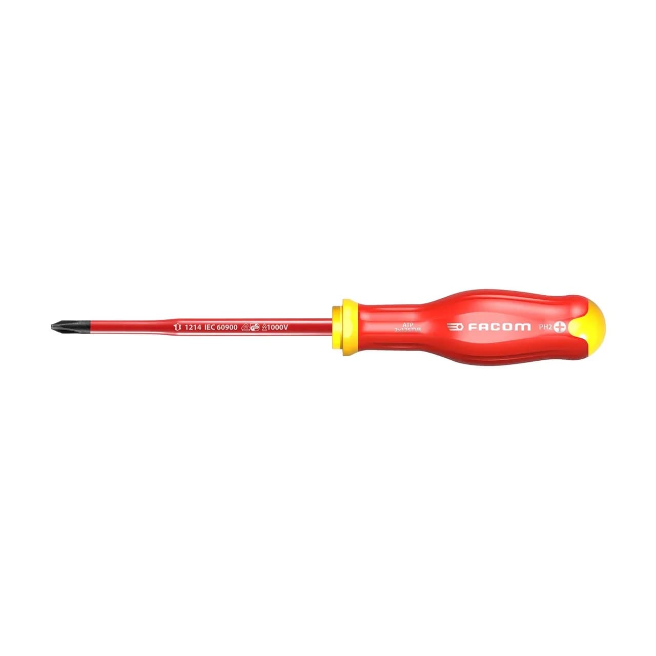 Set Cacciaviti Isolati FACOM ATP2X125TVE Certificati VDE 1000V