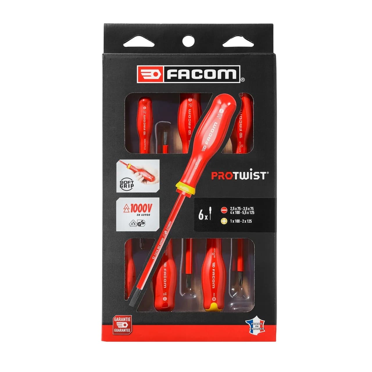 FACOM PB ATPVE.J6PB Insulated Screwdriver Set