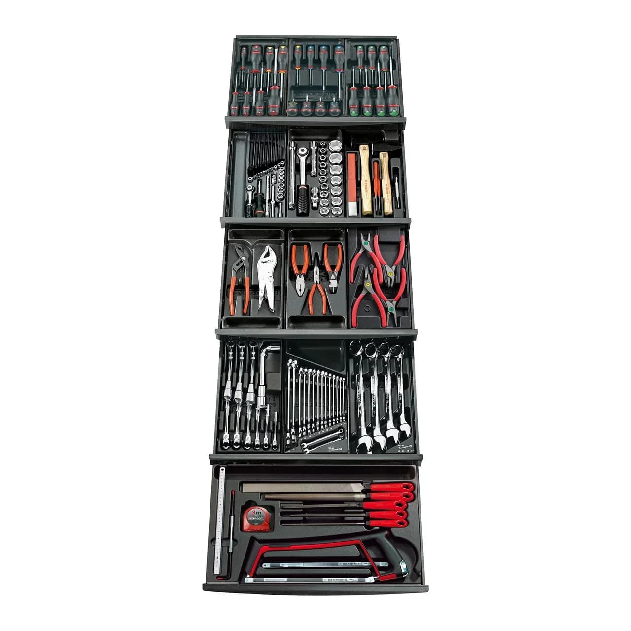 KIT PROFESSIONALE FACOM CM.143PB 145 PEZZI CON 13 CONTENITORI