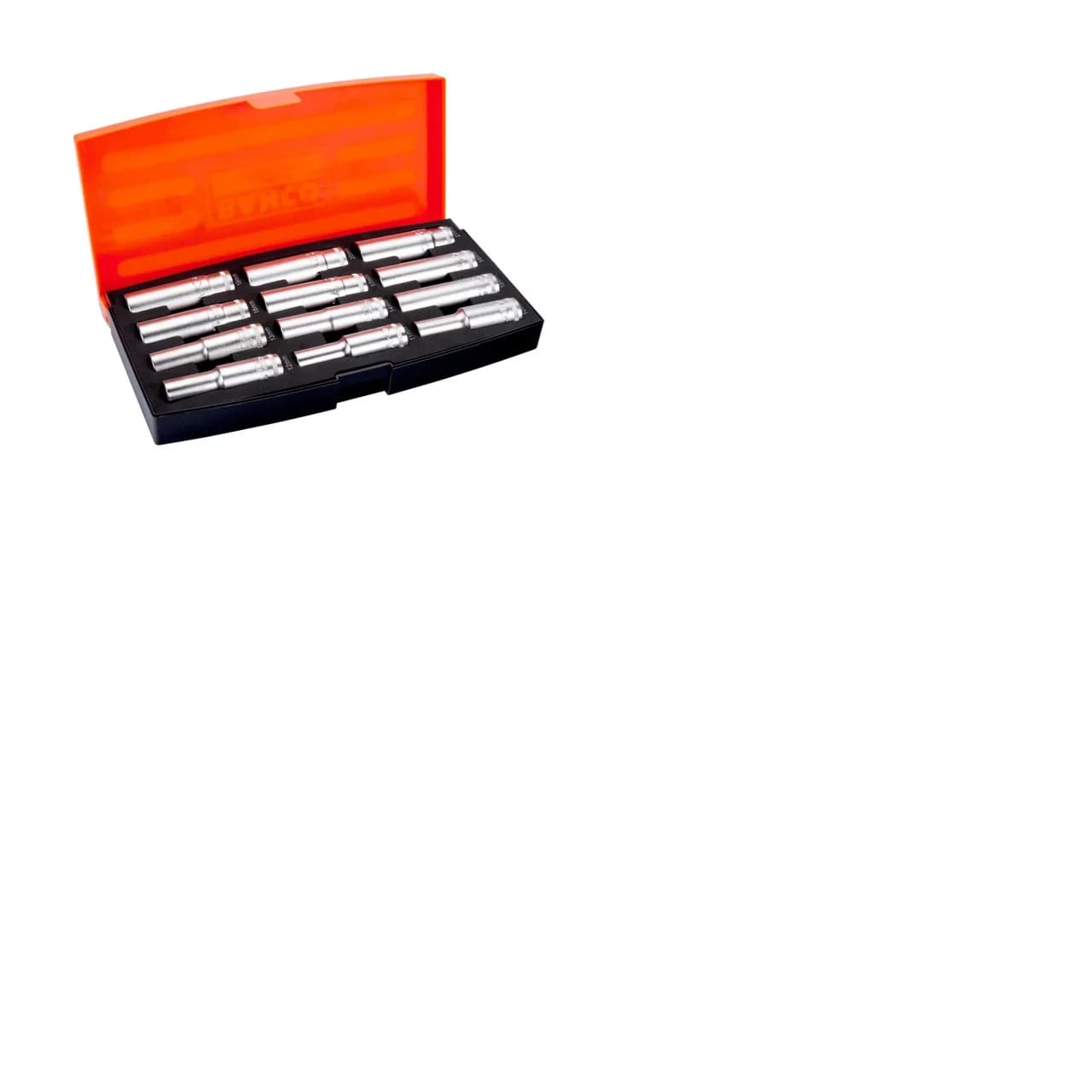 Set di Dadi Lunghi a Bussola 1/2" 10-21mm 12pz S1612L BAHCO