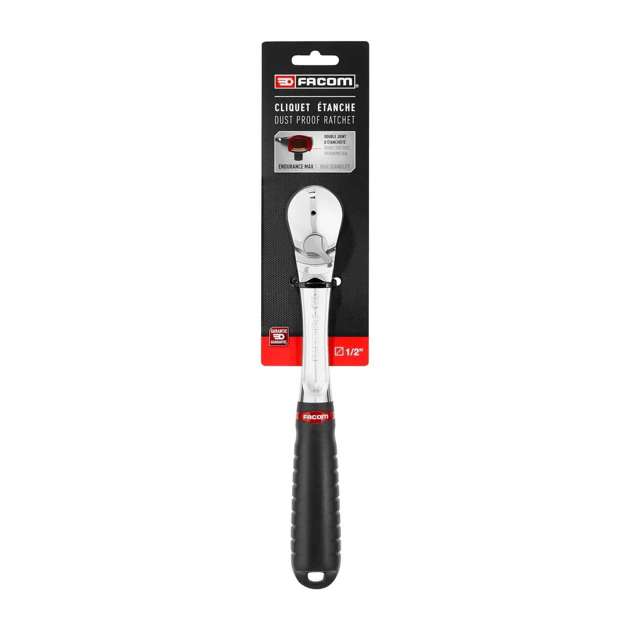 FACOM PB 1/2'' Square Drive 72-Tooth Ratchet SL.161PB