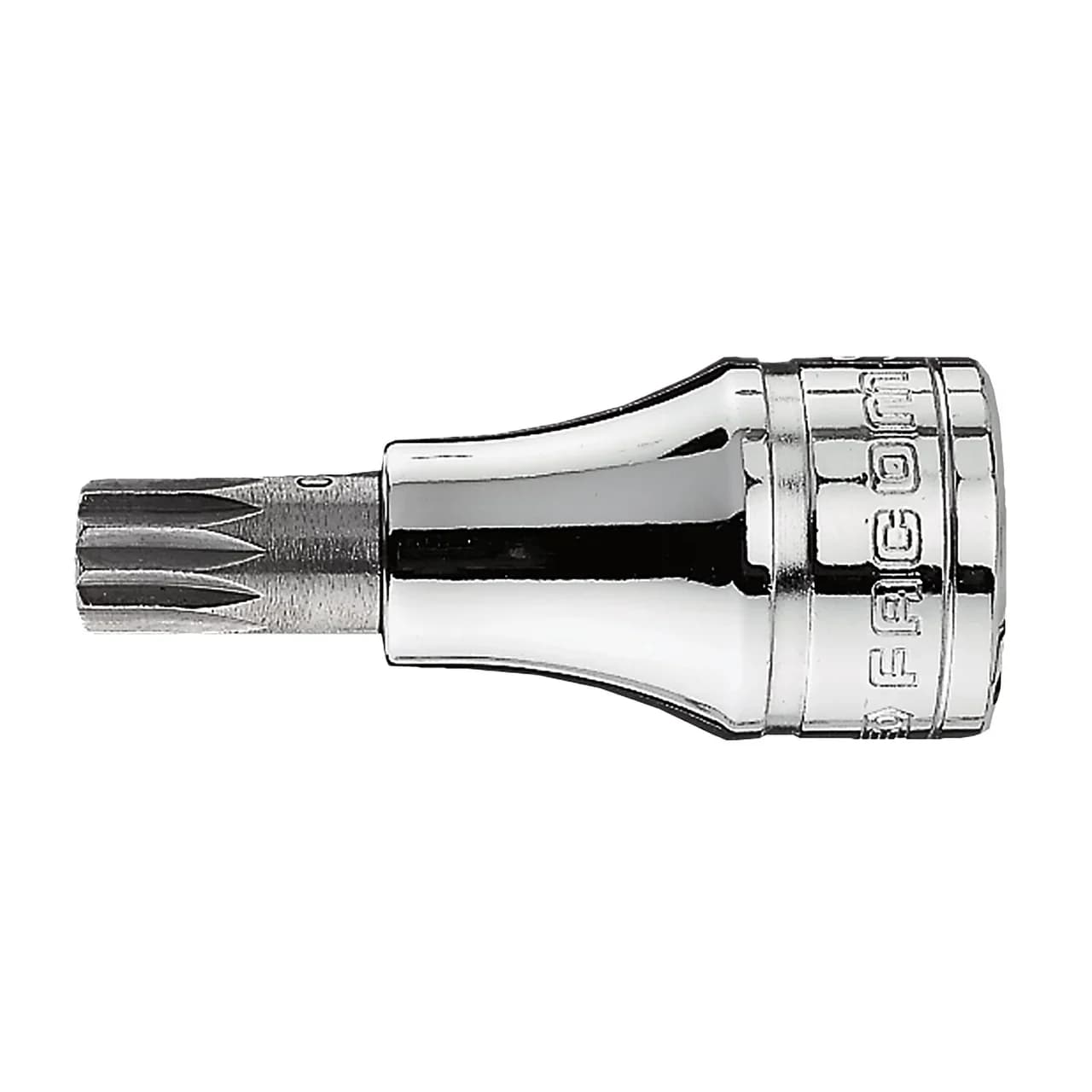 FACOM 1/2" Square Drive XZN Polyshear Ribe Socket M8 SV.8B