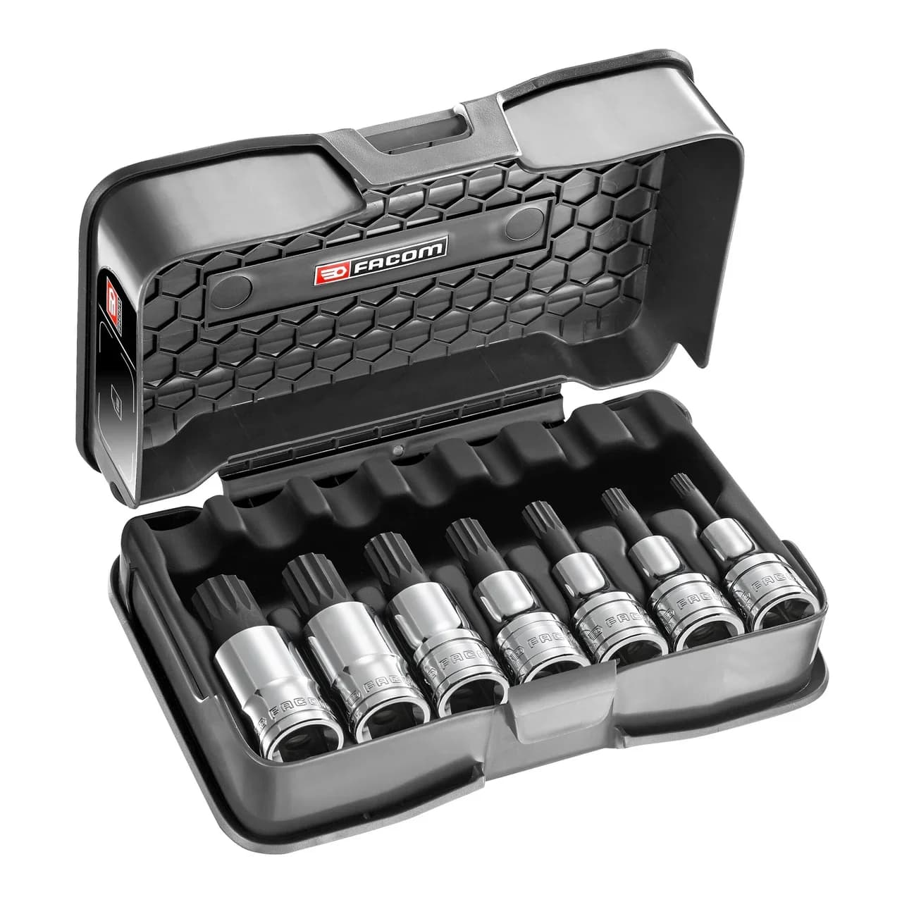 FACOM 1/2'' DRIVE XZN (POLYSHEAR/RIBE) SOCKET SET M6-M18 SV.J7A