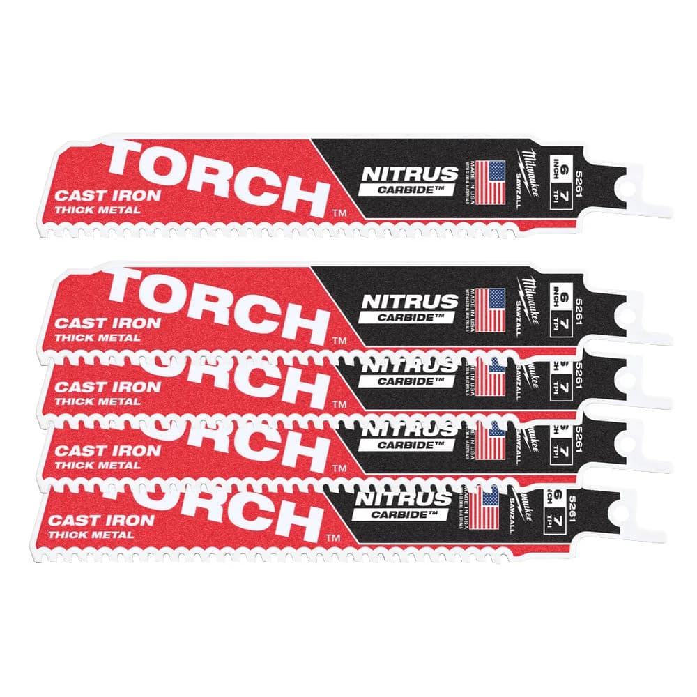 ΛΑΜΕΣ ΣΠΑΘ/ΓΑΣ TCT NITRUS ''TORCH'' 150mm Set 5τμχ 48005561