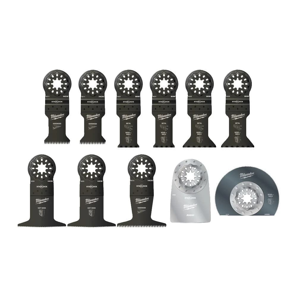 Set di 11 lame per utensile oscillante TMX 48906090