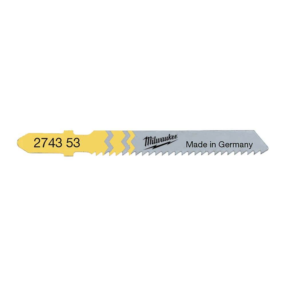 Milwaukee 50mm T119B Jigsaw Blades, Set of 5 (4932274353)