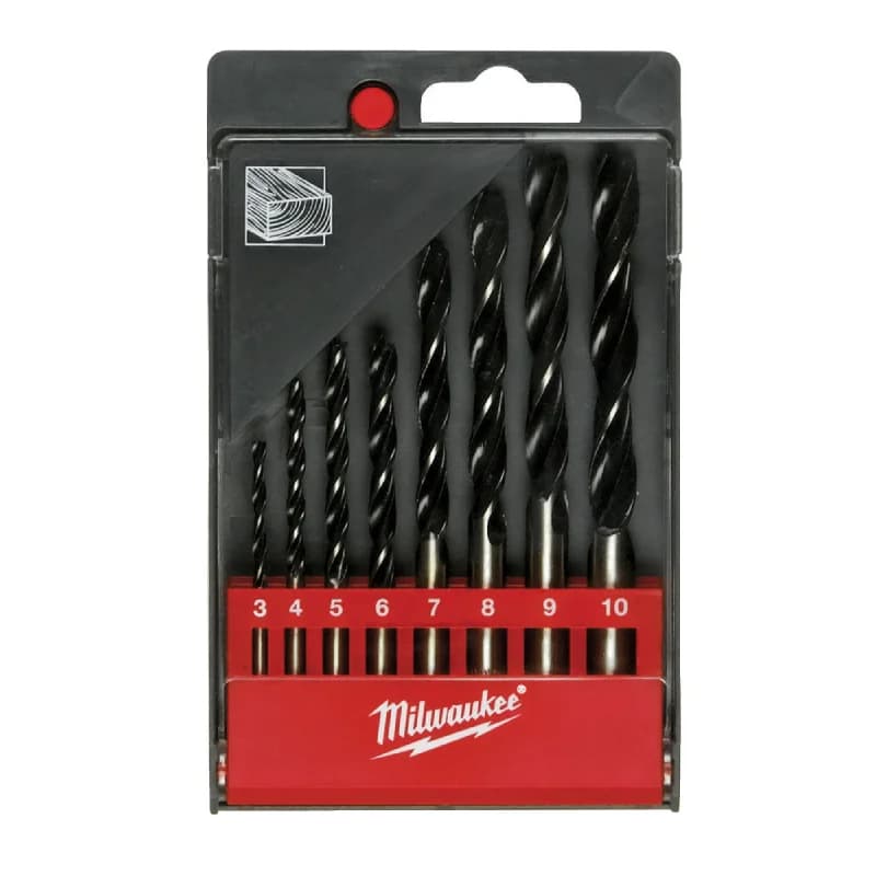 Milwaukee 8-Piece Auger Drill Bit Set 3-10 mm (4932352466)