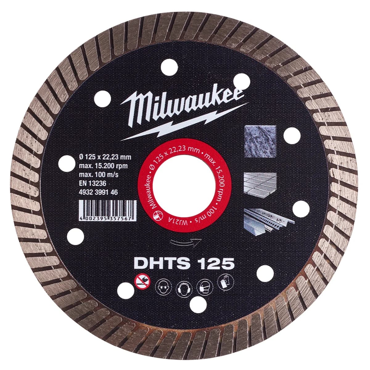 Disco diamantato DHTS 125mm 4932399146 per legno e alluminio