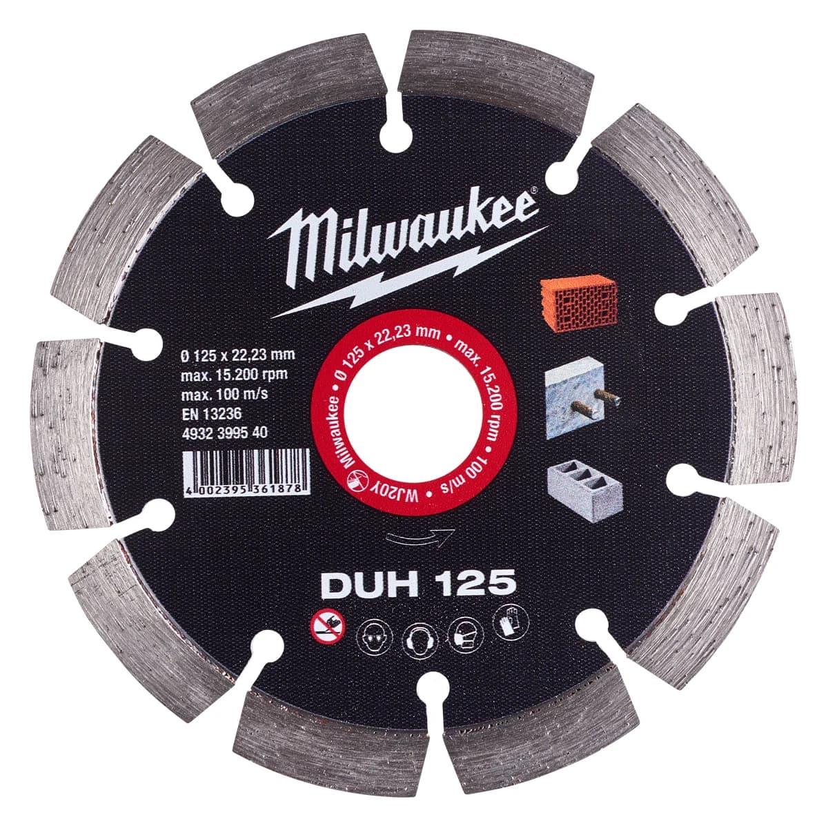 DIAMOND DISC DUH 125x22mm 4932399540 MILWAUKEE