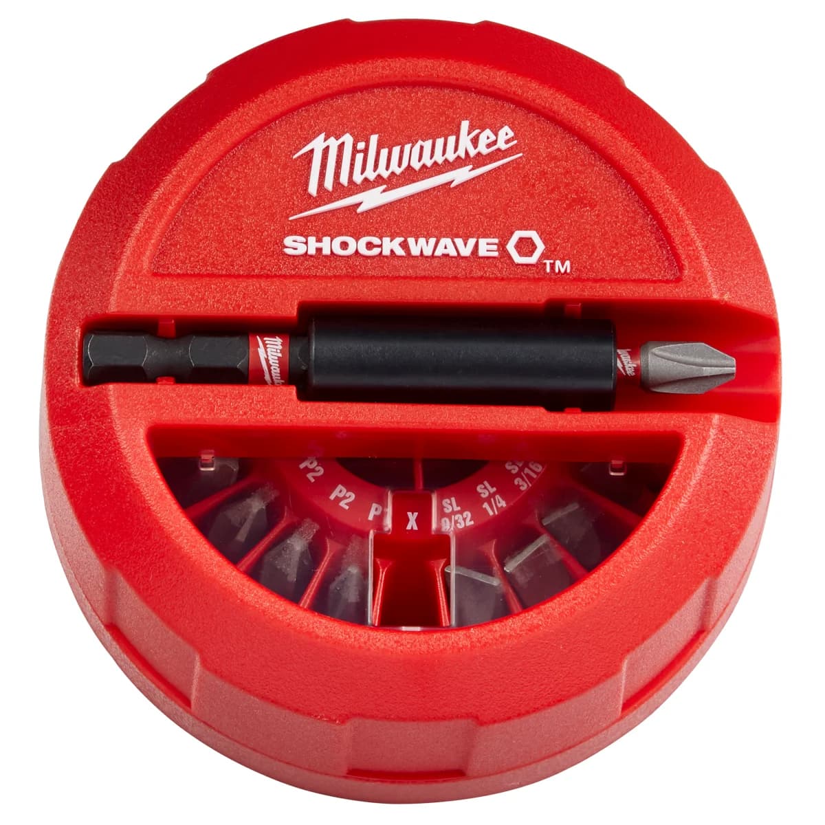 Milwaukee Shockwave Impact Duty Screwdriver Bit and Magnetic Holder Set, 15 Pieces (4932430904)